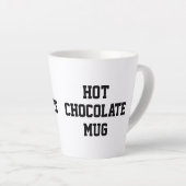 Jouw Naam Chocolade Mok (Rechterhoek)