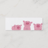 jouw naam, Contact #1, Contact #2 Mini Visitekaartje (Achterkant)