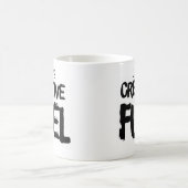 Jouw naam Creative Fuel Coffee Mok (Center)