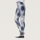 jouw naam Custom Crystal Lapis Lazuli Leggings (Links)