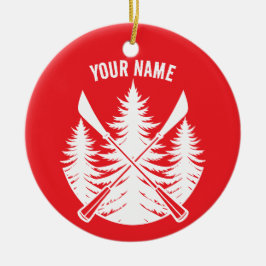 Jouw naam Custom Sup Girl Keramisch Ornament