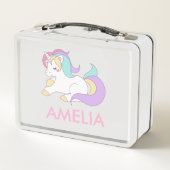 jouw naam Cute Unicorn Personated toevoegen (Achterkant)