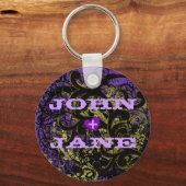 Jouw naam + de naam van je honing sleutelhanger (Voorkant)
