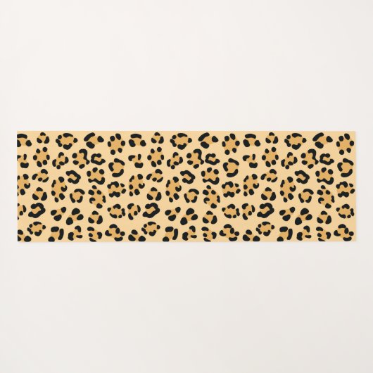Jouw naam - Dierafdrukken, gebotteld luipaard - br Yogamat (Achterkant (horizontaal))