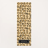 Jouw naam - Dierafdrukken, gebotteld luipaard - br Yogamat (Voorkant)