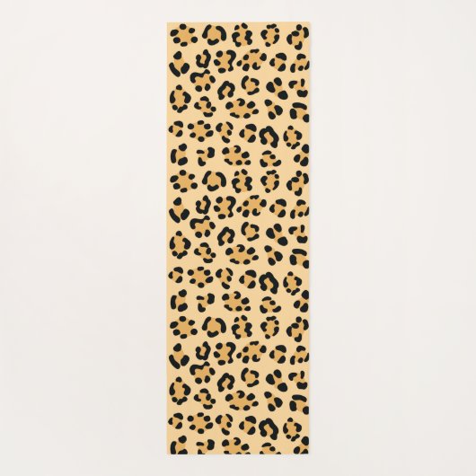 Jouw naam - Dierafdrukken, gebotteld luipaard - br Yogamat (Achterkant)