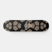 jouw naam Dinosaur Skateboard (Horizontaal)