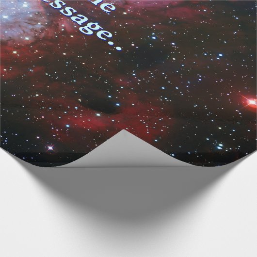 Jouw naam, Eagle Nebula, Intriguing Buitenruimte Cadeaupapier (Hoek)