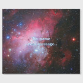 Jouw naam, Eagle Nebula, Intriguing Buitenruimte Cadeaupapier (Vlak)