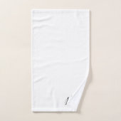 Jouw naam | Elegant Script Bad Handdoek (Handdoek)