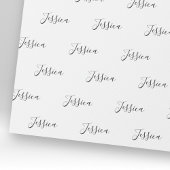 Jouw naam | Elegant Script Cadeaupapier