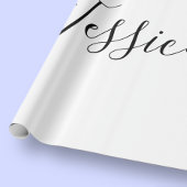Jouw naam | Elegant Script Cadeaupapier