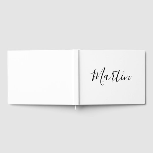 Jouw naam | Elegant Script Gastenboek (Volledig)