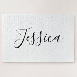 Jouw naam | Elegant Script Legpuzzel