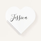 Jouw naam | Elegant Script Notitieboek (Voorkant)