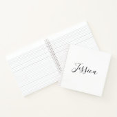 Jouw naam | Elegant Script Notitieboek (Binnen)