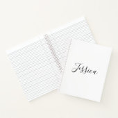 Jouw naam | Elegant Script Notitieboek (Binnen)
