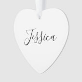 Jouw naam | Elegant Script Ornament (voorkant)