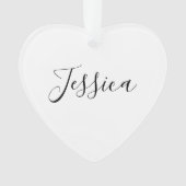 Jouw naam | Elegant Script Ornament (voorkant)