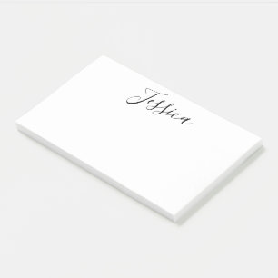 Jouw naam Elegant Script Post-it® Notes