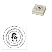 Jouw naam en adres toevoegen rubberstempel (Gestempeld)
