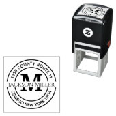 Jouw naam en adres  zelfinktende stempel (In situ)