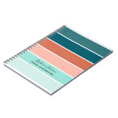 Jouw naam- en bedrijfskustkleuren notitieboek (Linkerzijde)