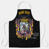 JOUW NAAM en FOTO BBQ Schort (Voorkant)