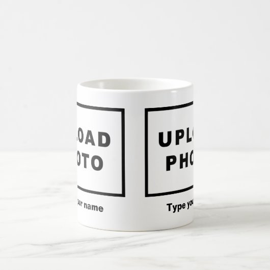 Jouw naam en foto op witte Mok (Center)