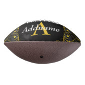 Jouw naam en initiaal toevoegen american football (Gedraaid 270)