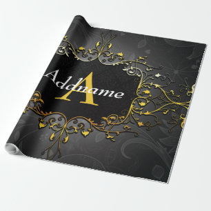 Jouw naam en initiaal toevoegen cadeaupapier