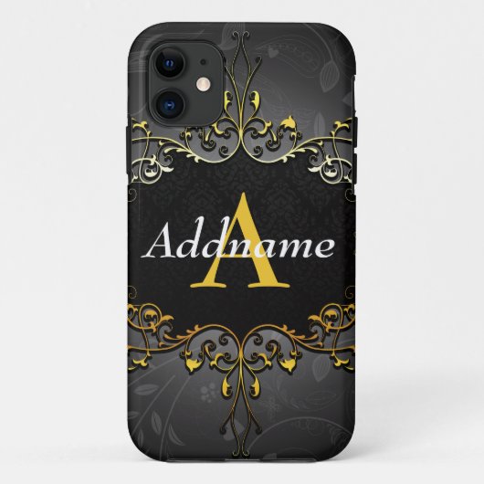 Jouw naam en initiaal toevoegen Case-Mate iPhone case (Achterkant)