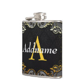 Jouw naam en initiaal toevoegen heupfles (Links)