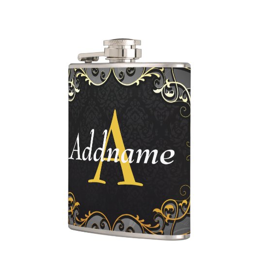 Jouw naam en initiaal toevoegen heupfles (Links)