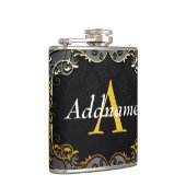 Jouw naam en initiaal toevoegen heupfles (Rechts)