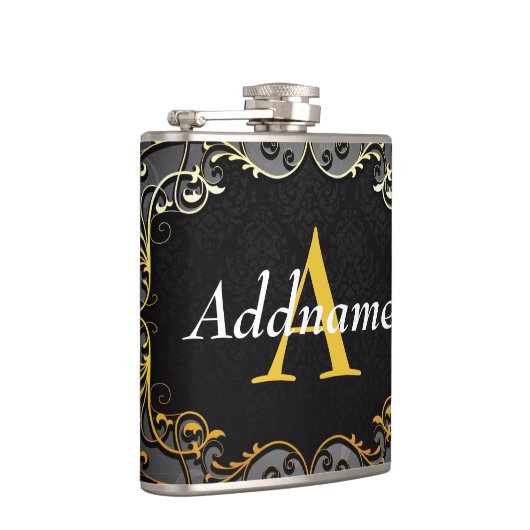 Jouw naam en initiaal toevoegen heupfles (Rechts)