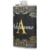 Jouw naam en initiaal toevoegen heupfles (Links)