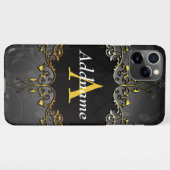 Jouw naam en initiaal toevoegen iPhone hoesje (Achterkant horizontaal)