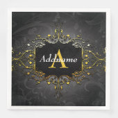 Jouw naam en initiaal toevoegen servet (Voorkant)