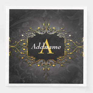 Jouw naam en initiaal toevoegen servet