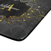 Jouw naam en initiaal toevoegen snijplank (Hoek)