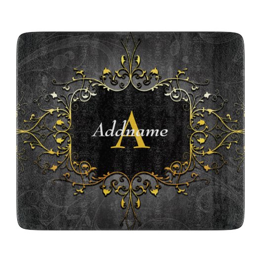 Jouw naam en initiaal toevoegen snijplank (Voorkant)