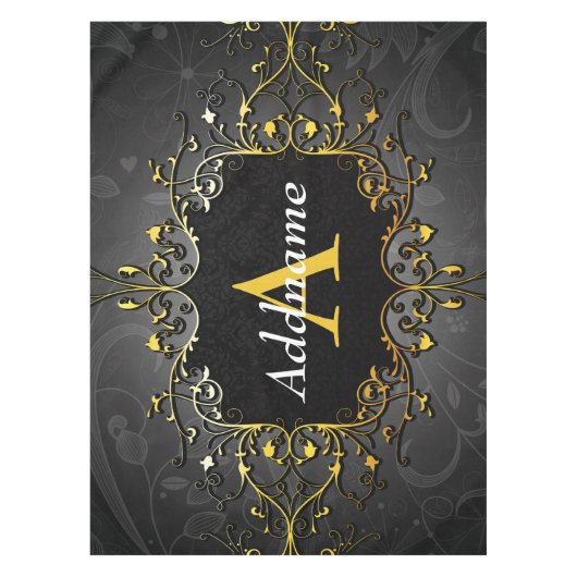 Jouw naam en initiaal toevoegen tafelkleed (Voorkant)