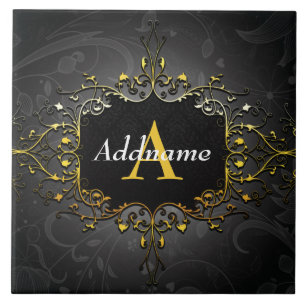 Jouw naam en initiaal toevoegen tegeltje