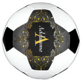 Jouw naam en initiaal toevoegen voetbal (Gedraaid)