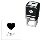 Jouw naam en logo of Afbeelding aangepaste script Zelfinktende Stempel (In situ)