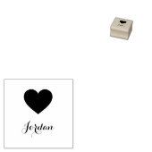 Jouw naam en logo of Afbeelding script Rubberstempel (Gestempeld)