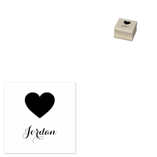 Jouw naam en logo of Afbeelding script Rubberstempel (Gestempeld)