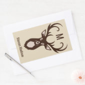 Jouw naam en monogram stickers (Envelop)