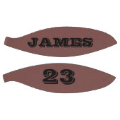 Jouw naam en Nummer Gepersonaliseerd Basketbal (Panelen)